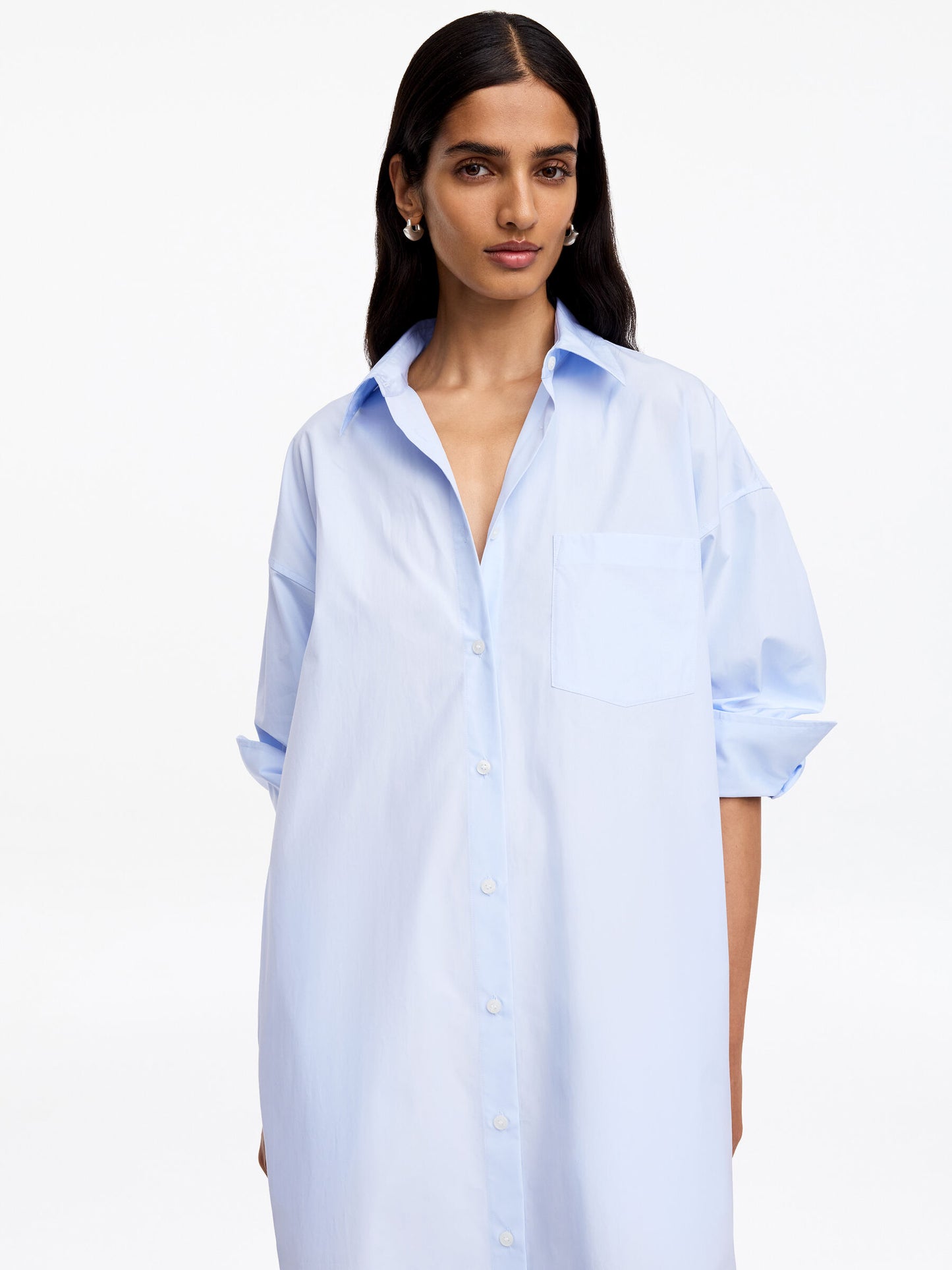 Cotton Shirt Dress