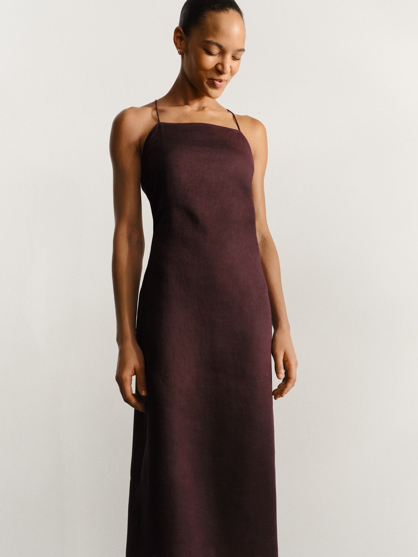Linen Midi Dress