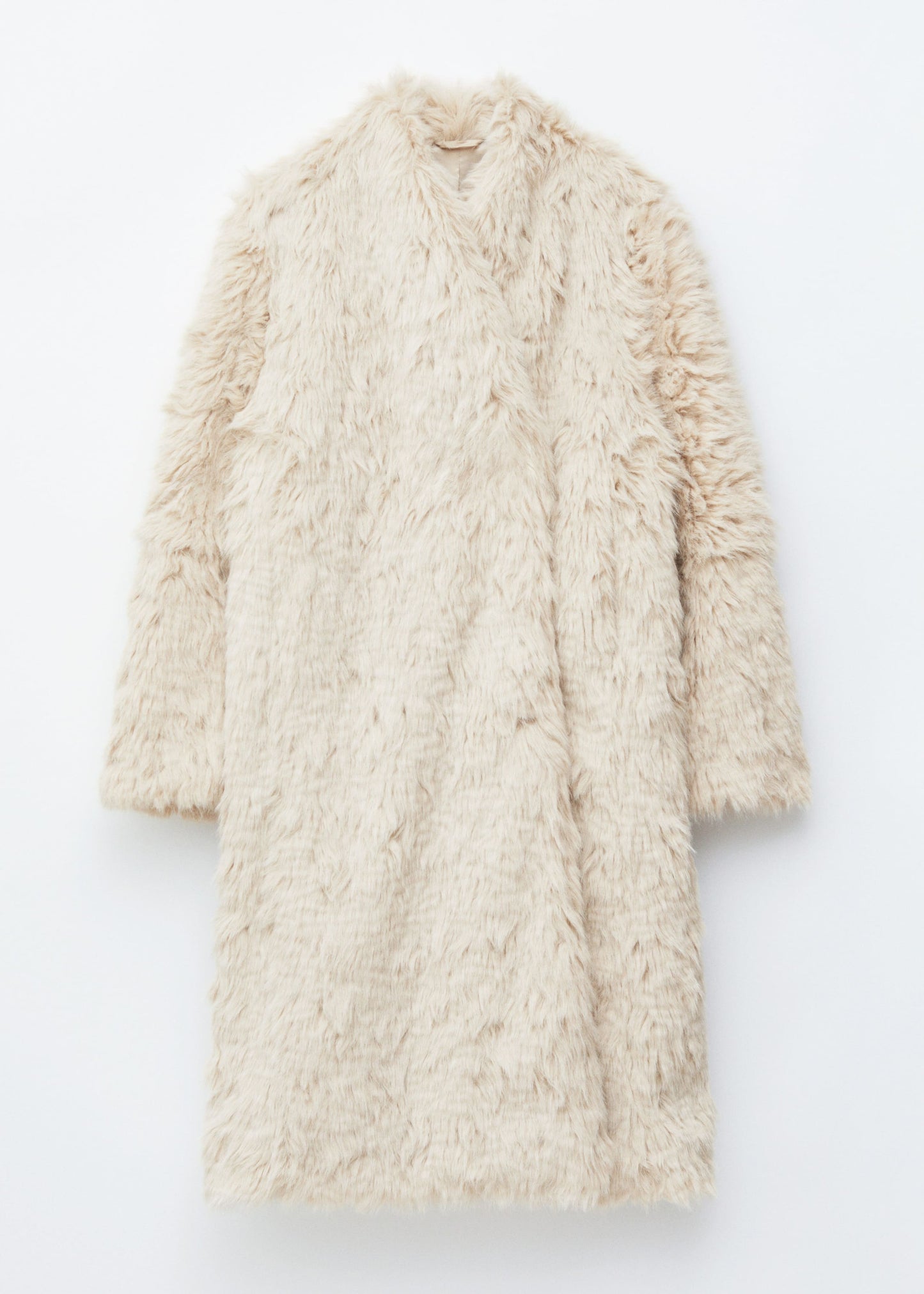 Faux Fur Midi Coat