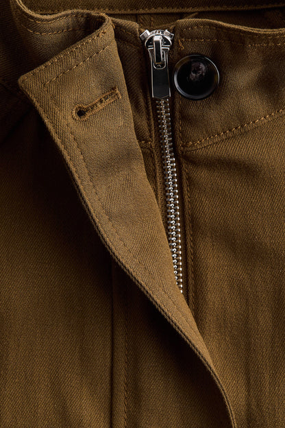 Oversized linen-blend jacket