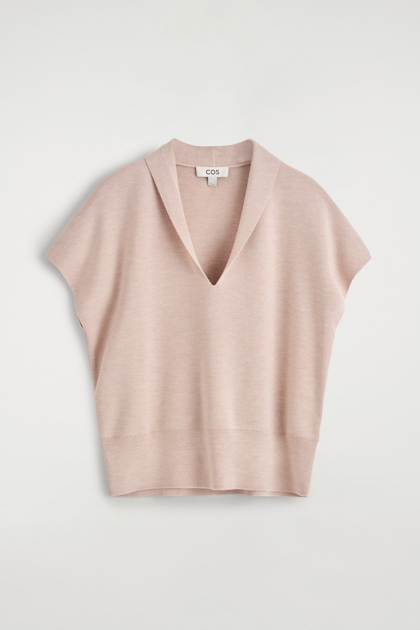 Merino Wool V-Neck Vest