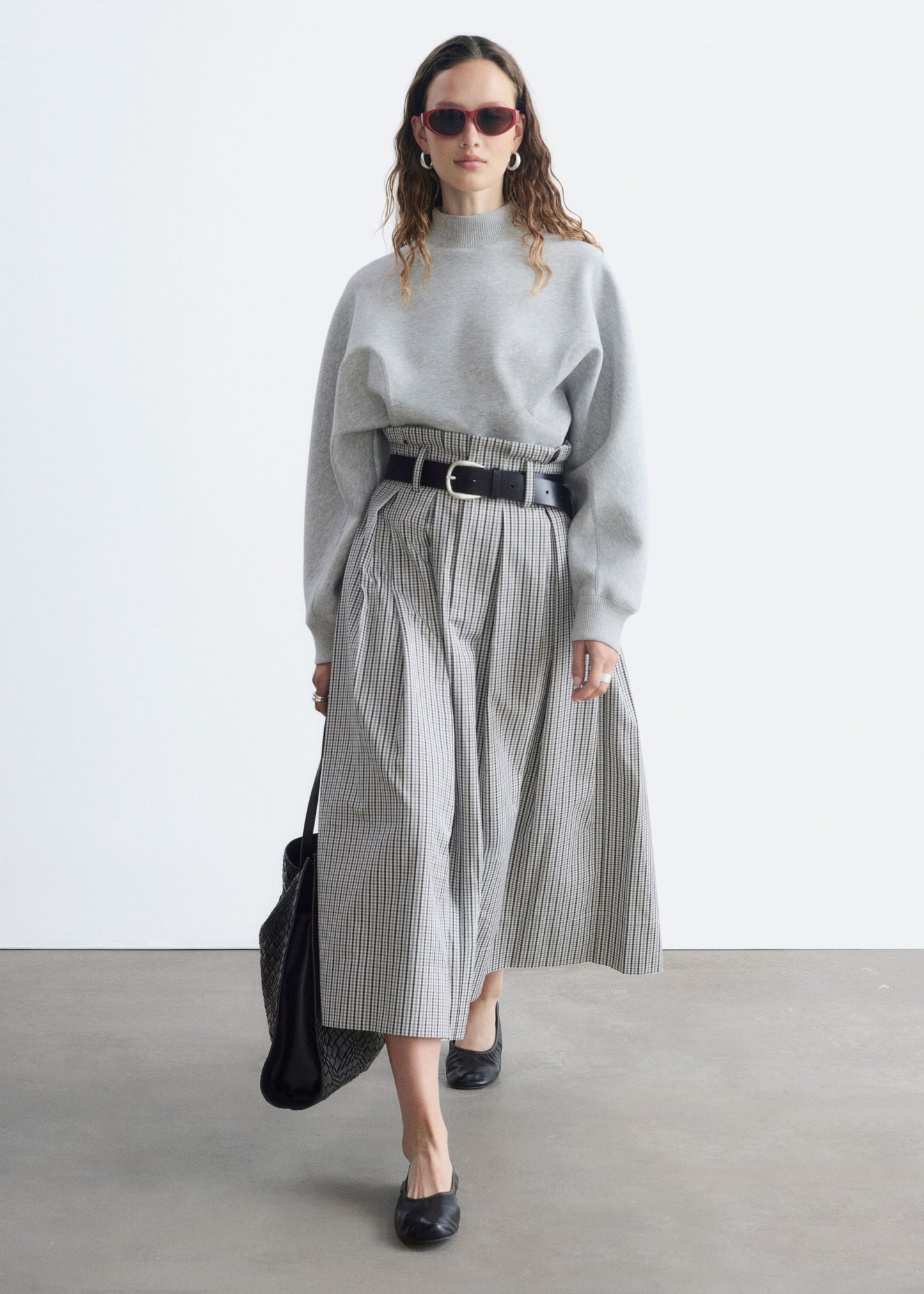 Mock Neck Scuba Sweatshirt