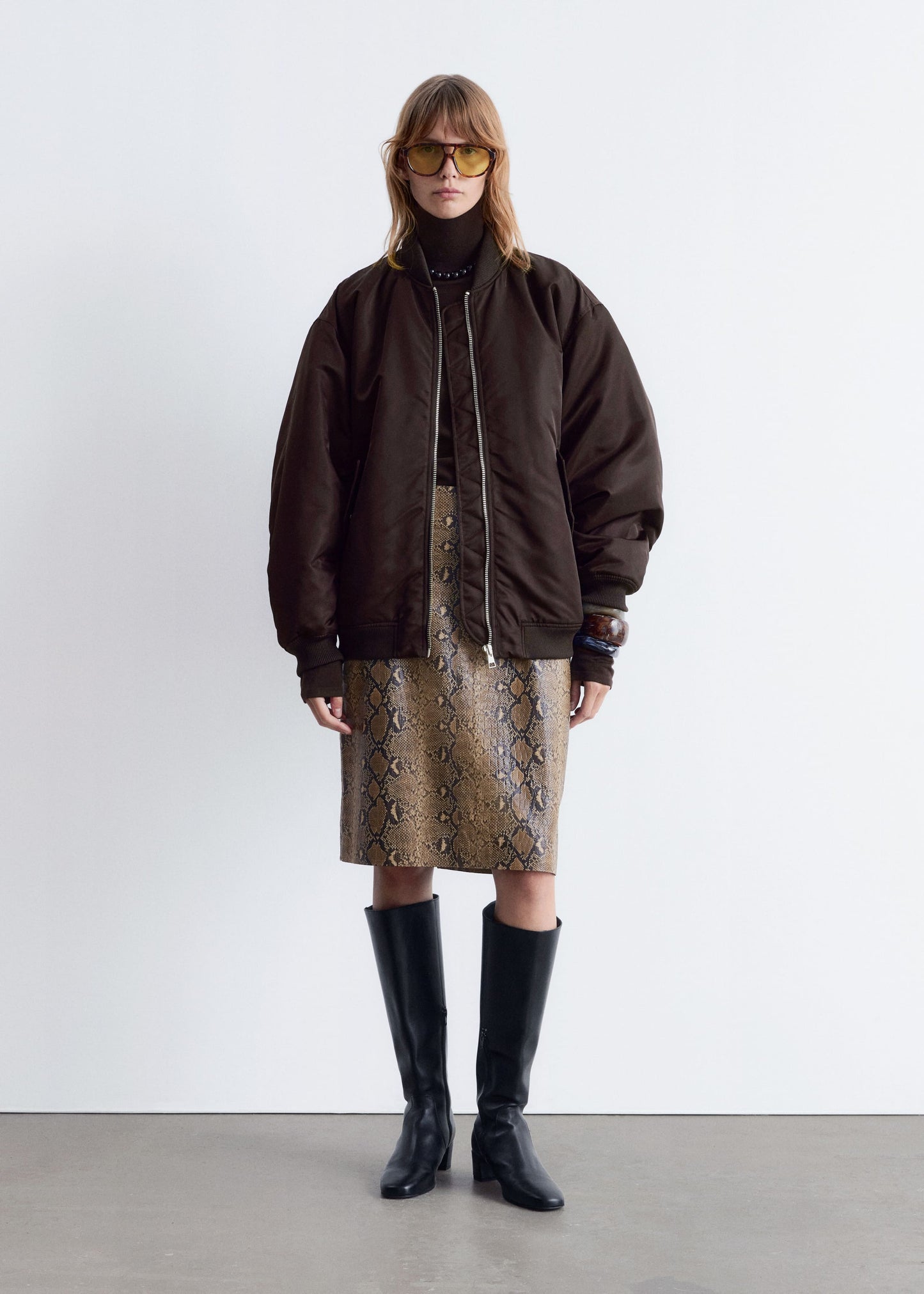 Long Bomber Jacket