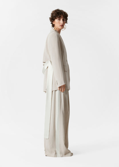 Wide Press-Crease Trousers