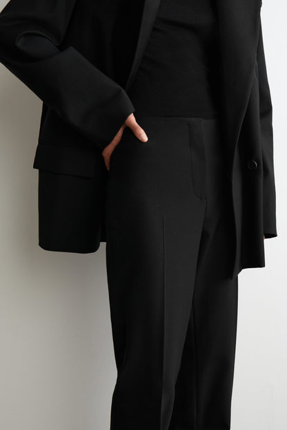 Slim Wool-Blend Trousers