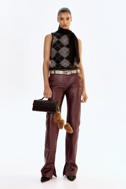 Leather trousers