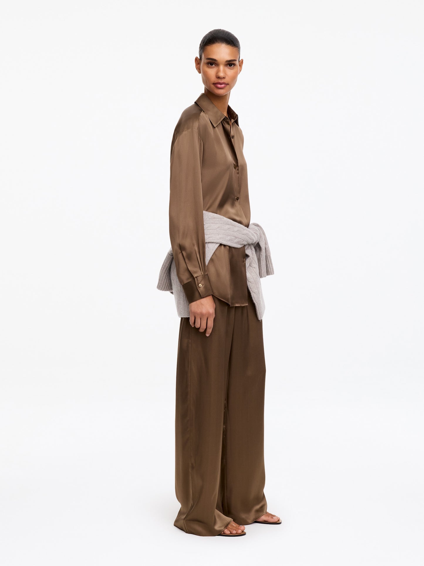 Silk Satin Shirt