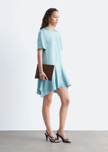 Handkerchief Hem Mini Dress
