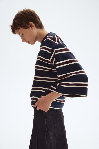 Loose-fit cotton top
