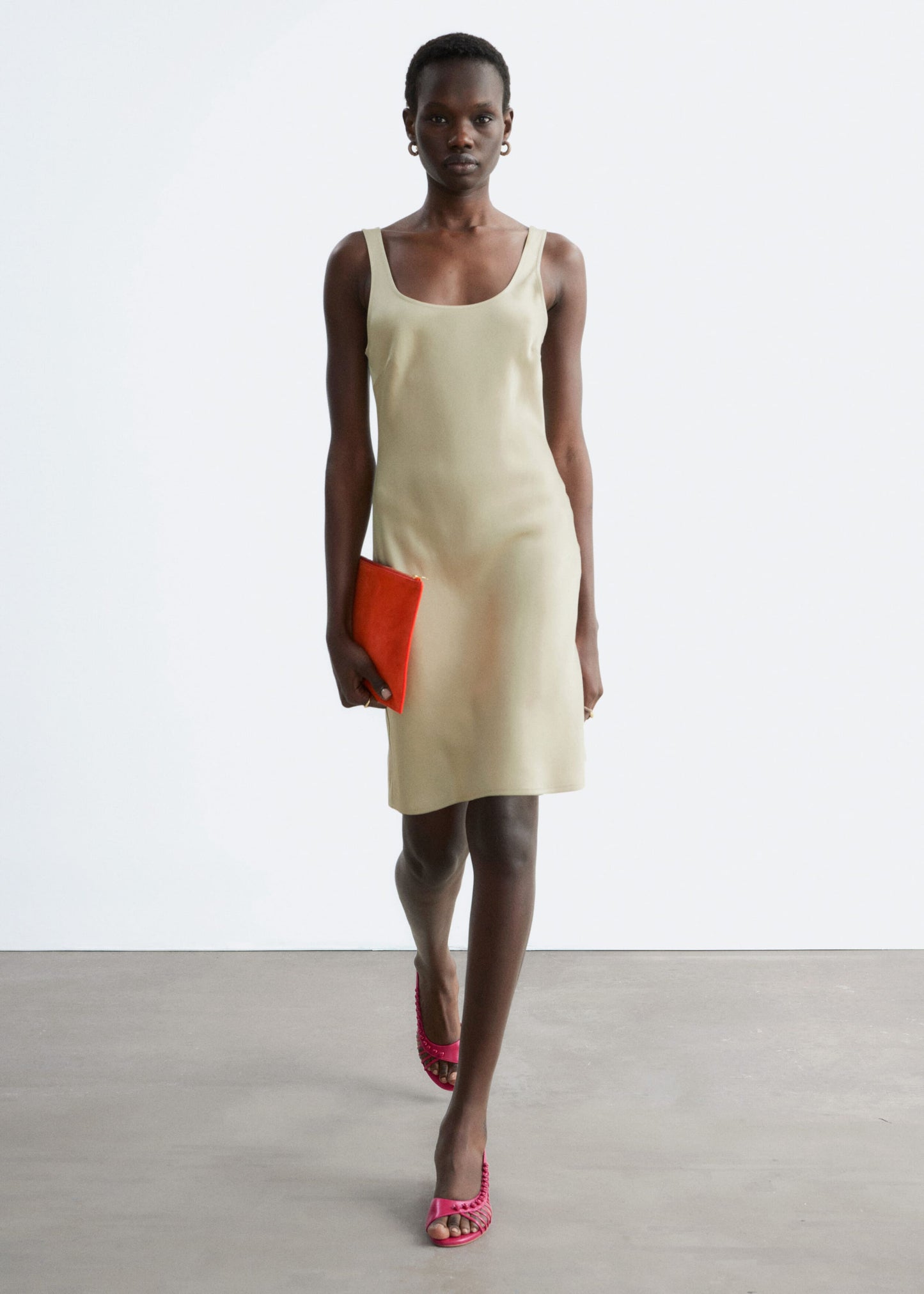 Satin Slip Mini Dress