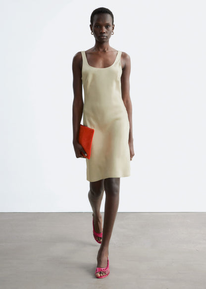Satin Slip Mini Dress