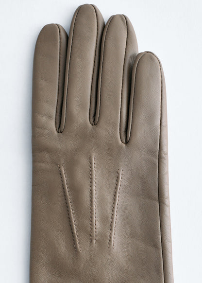 Long Leather Gloves