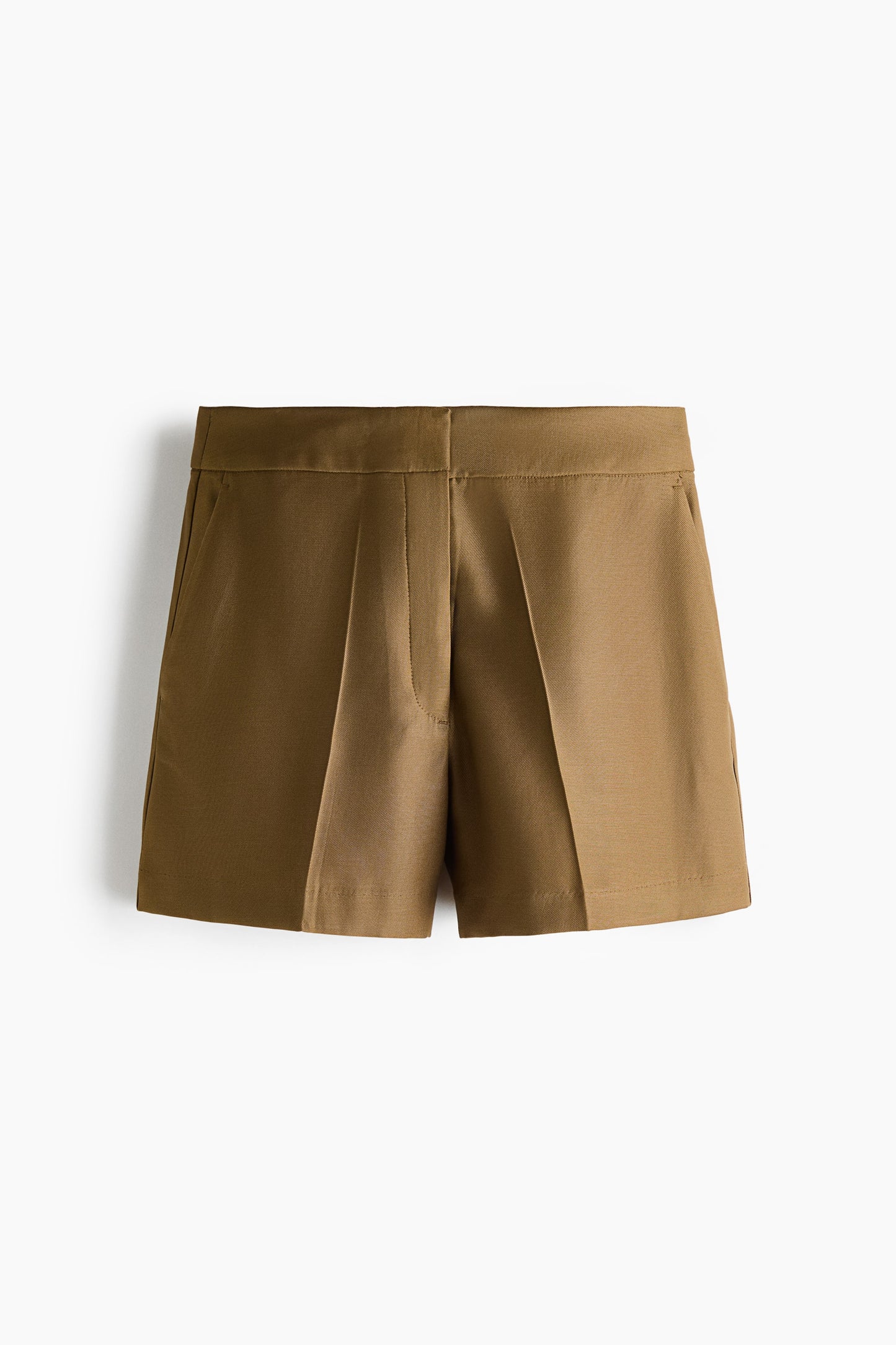 Khaki green Tailored shorts