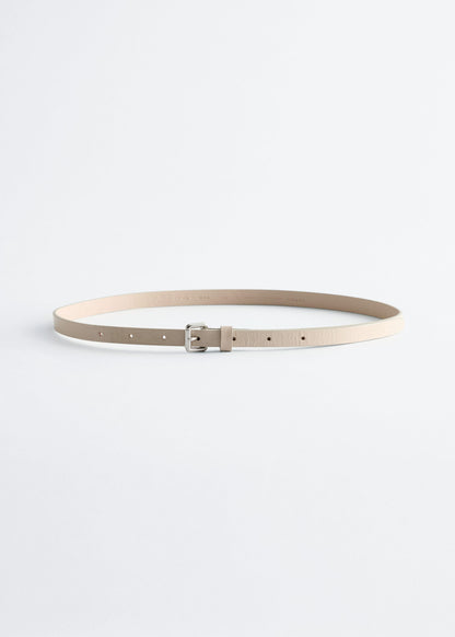 Slim Leather Belt
