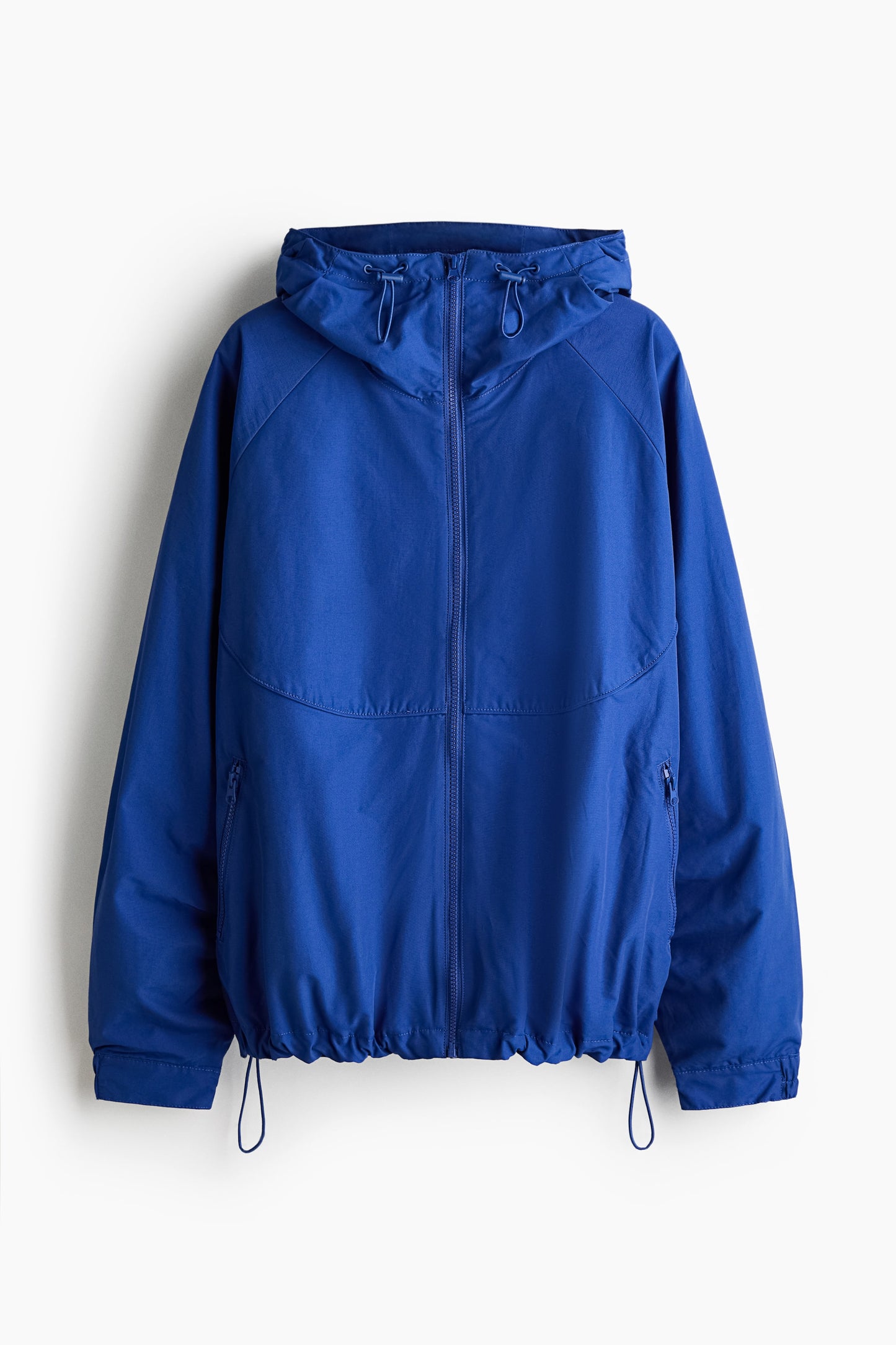 Hooded windbreaker