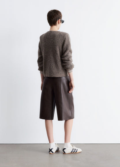 Rib-Knit Cardigan