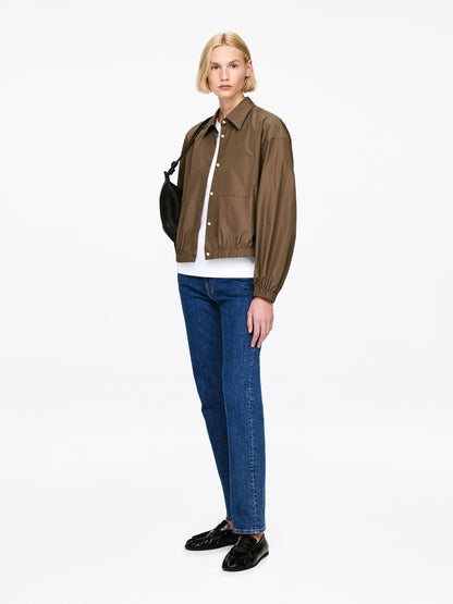 Cropped Cotton Shirt