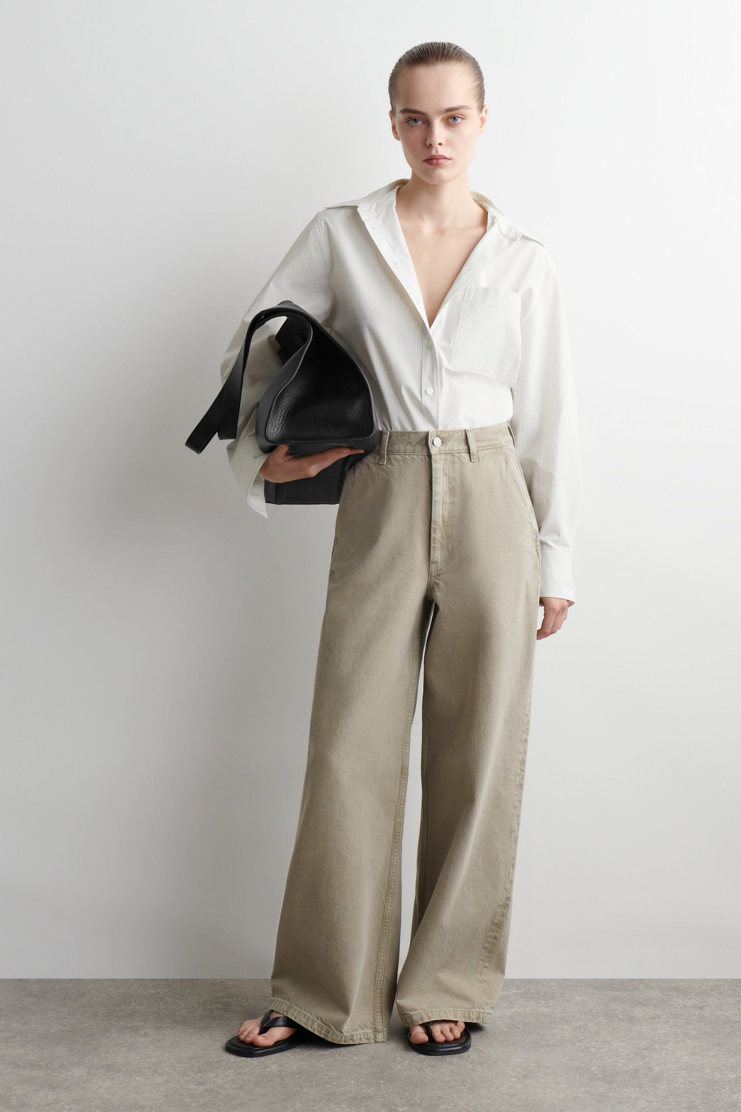 Raw Denim Trousers