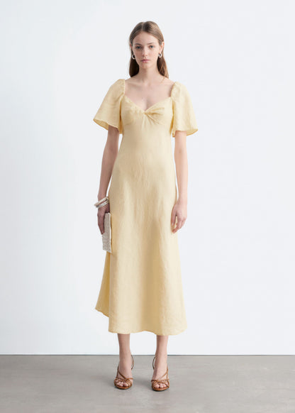 Linen Midi Dress