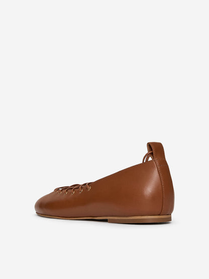 Lace Up Ballerinas