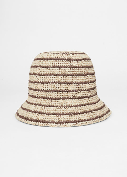 Woven Straw Bucket Hat