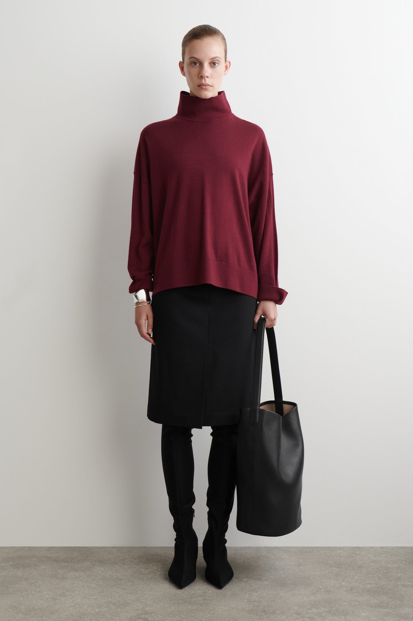 Merino Wool Turtleneck Jumper