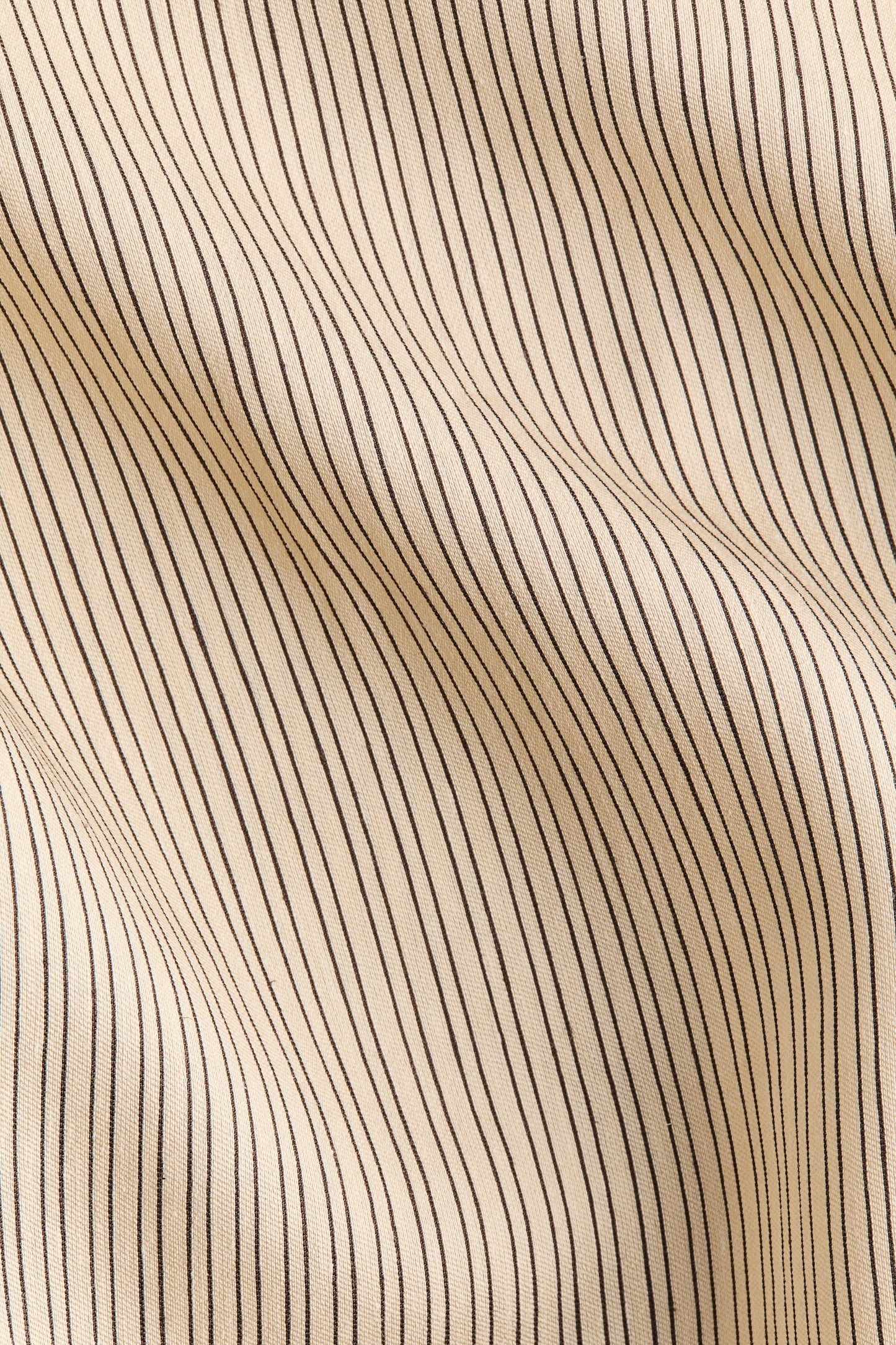 Linen-blend scarf-collar blouse