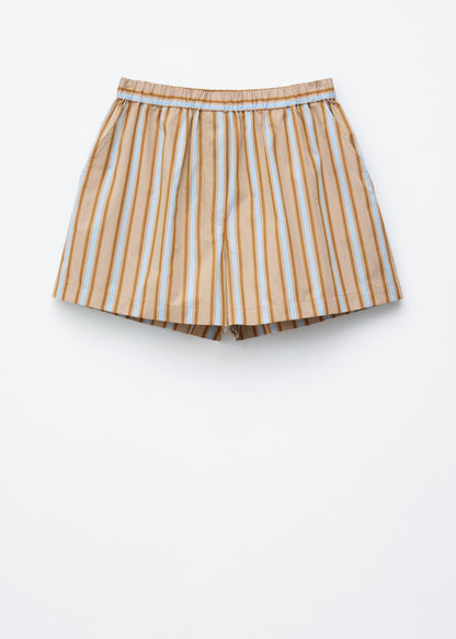 High-Waist Cotton Shorts