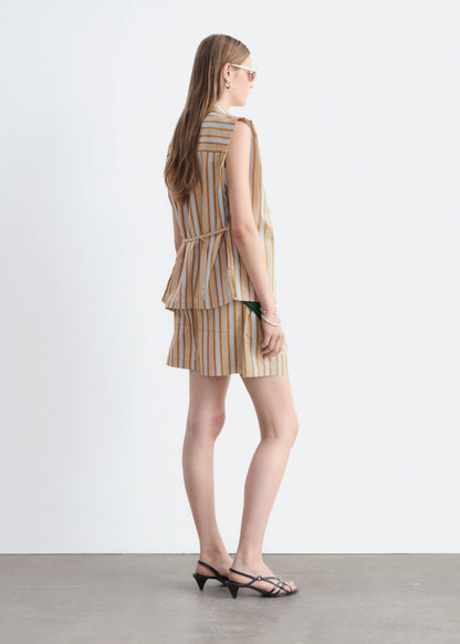 Pima Cotton Sleeveless Shirt