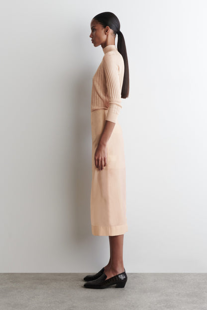 Sheer Column Skirt