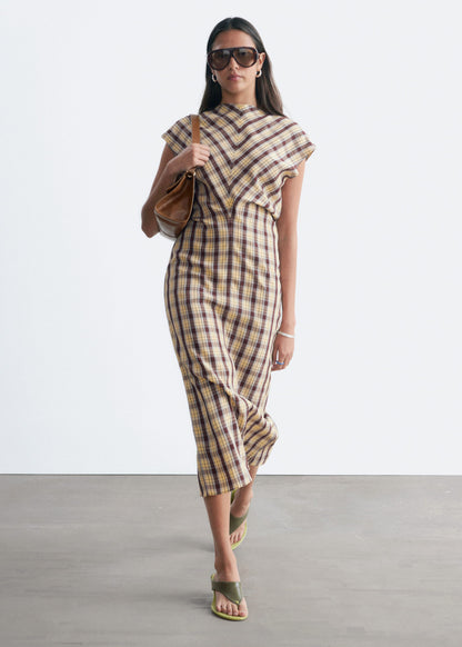 Cap Sleeve Midi Dress