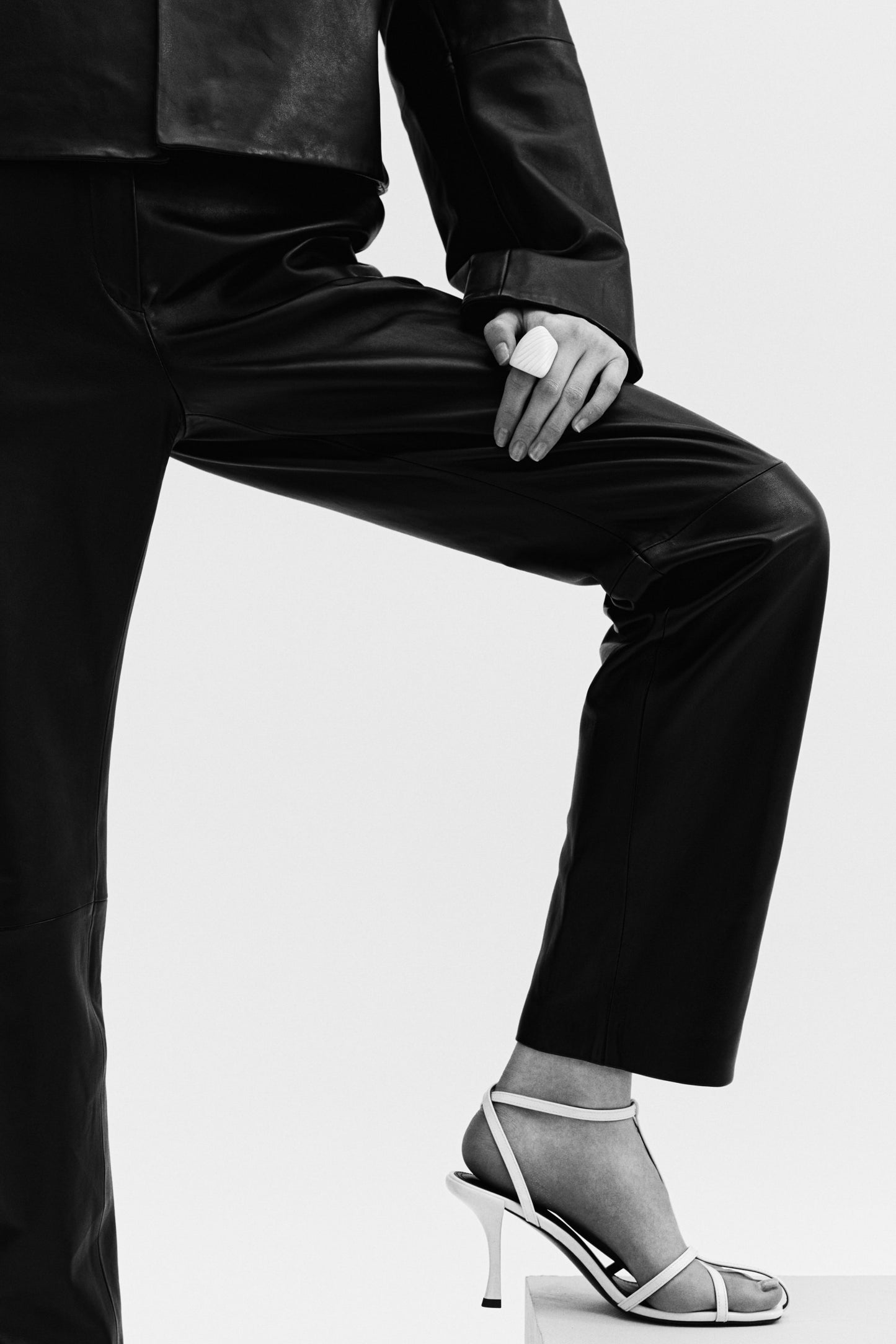 Leather trousers