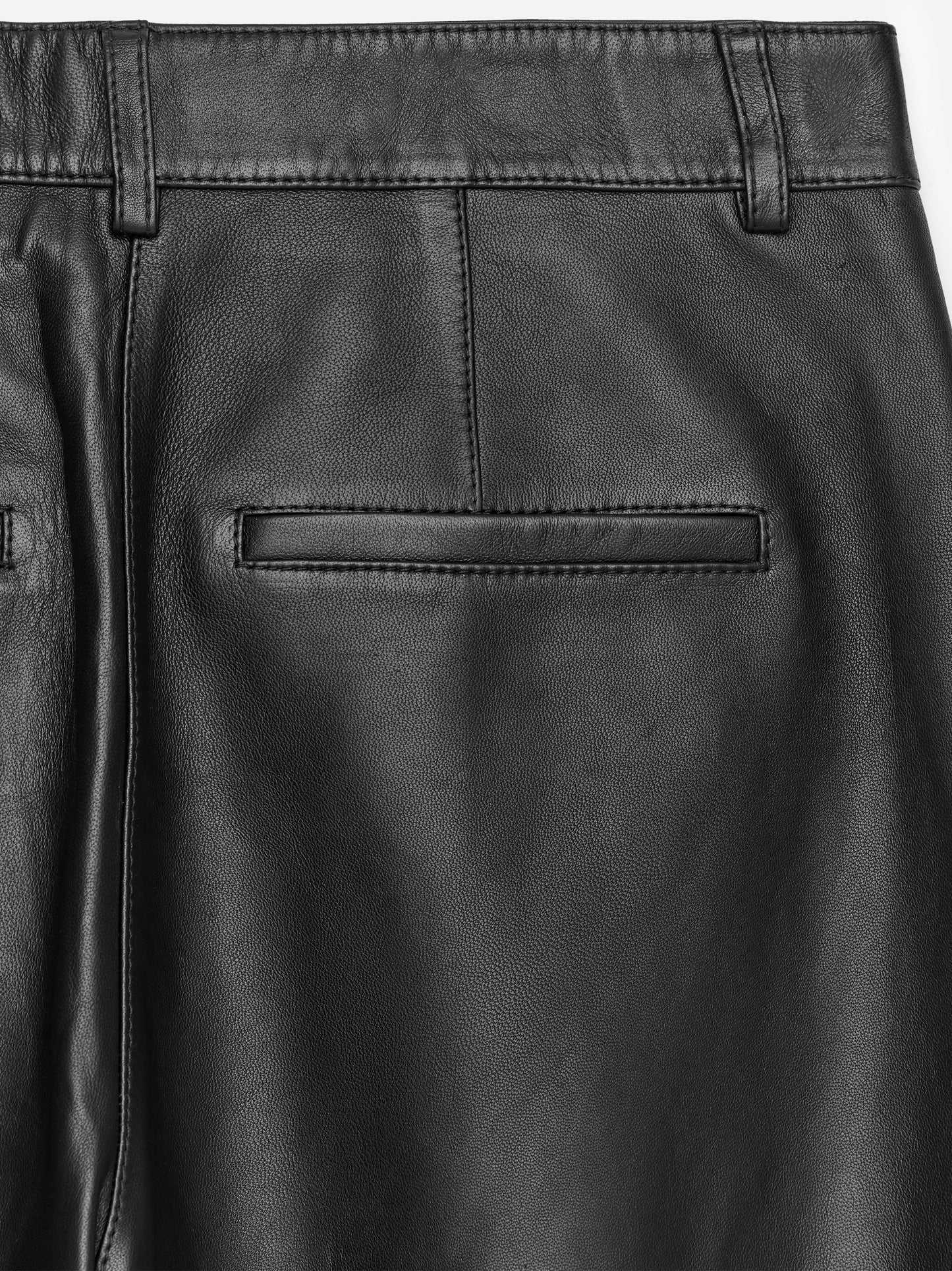Relaxed Leather Trousers