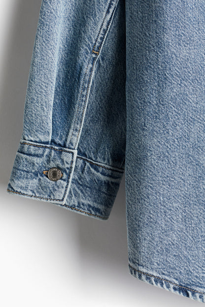 Feather Soft Oversized Denim Shirt