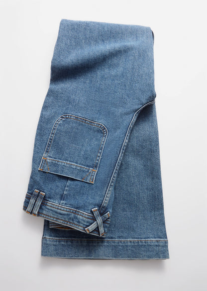 High-Waist Flared Jeans