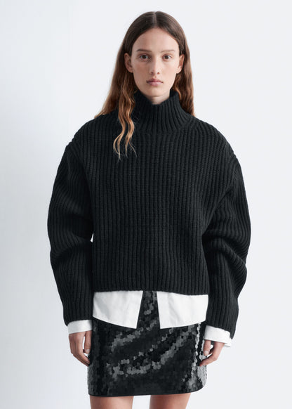 Cropped Turtleneck Jumper