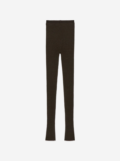 Rib-Knitted Leggings