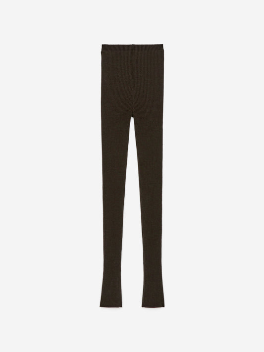 Rib-Knitted Leggings