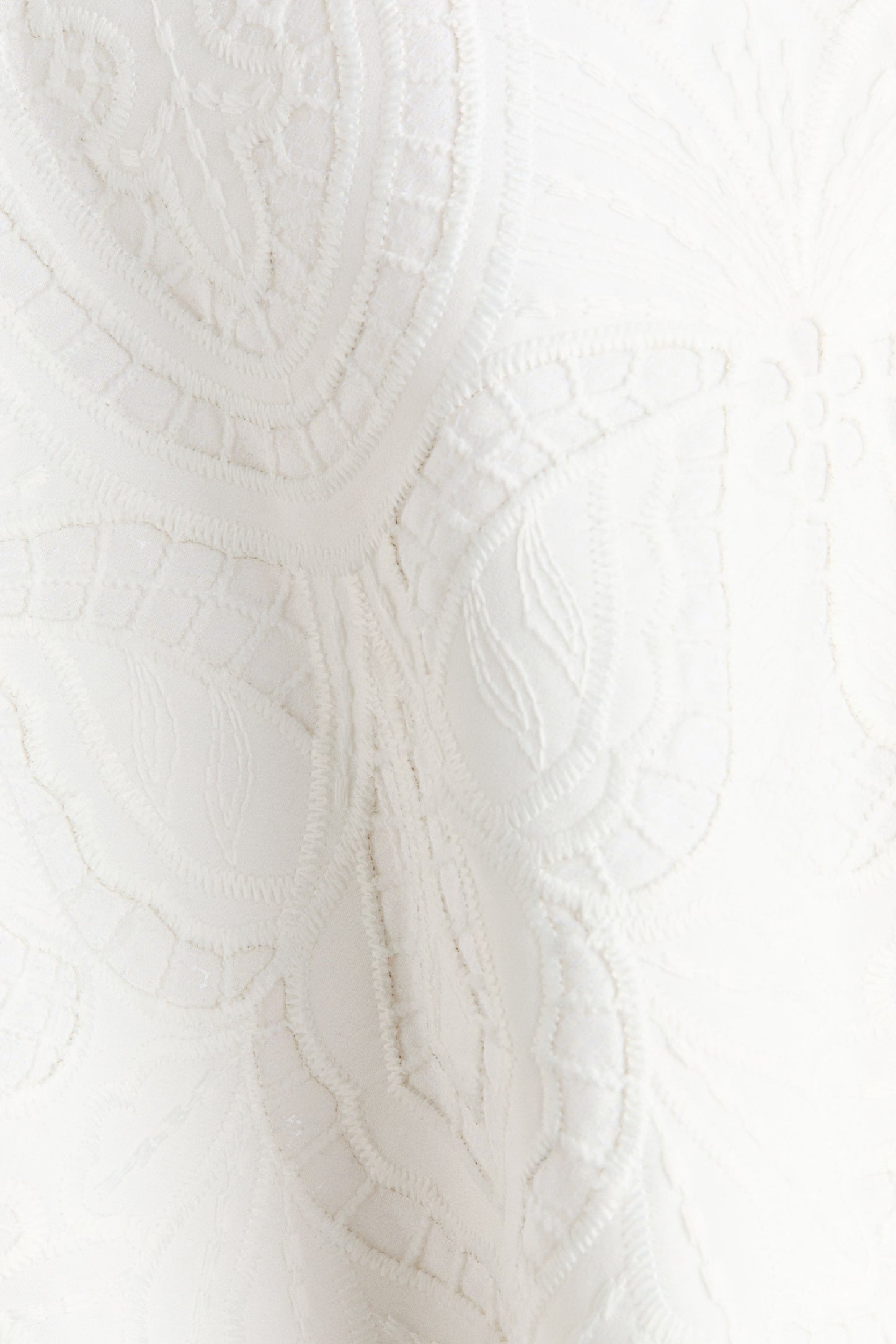 Embroidered bandeau dress