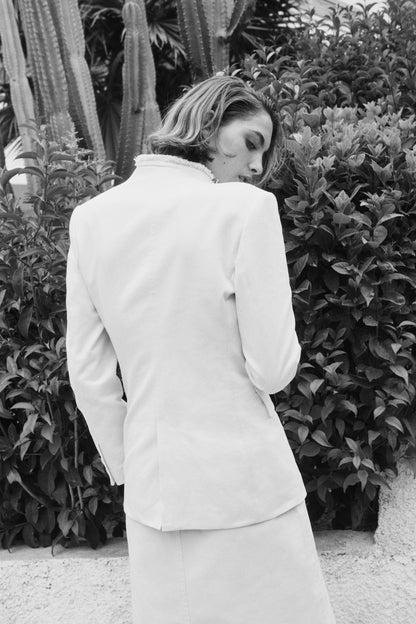 Frayed blazer