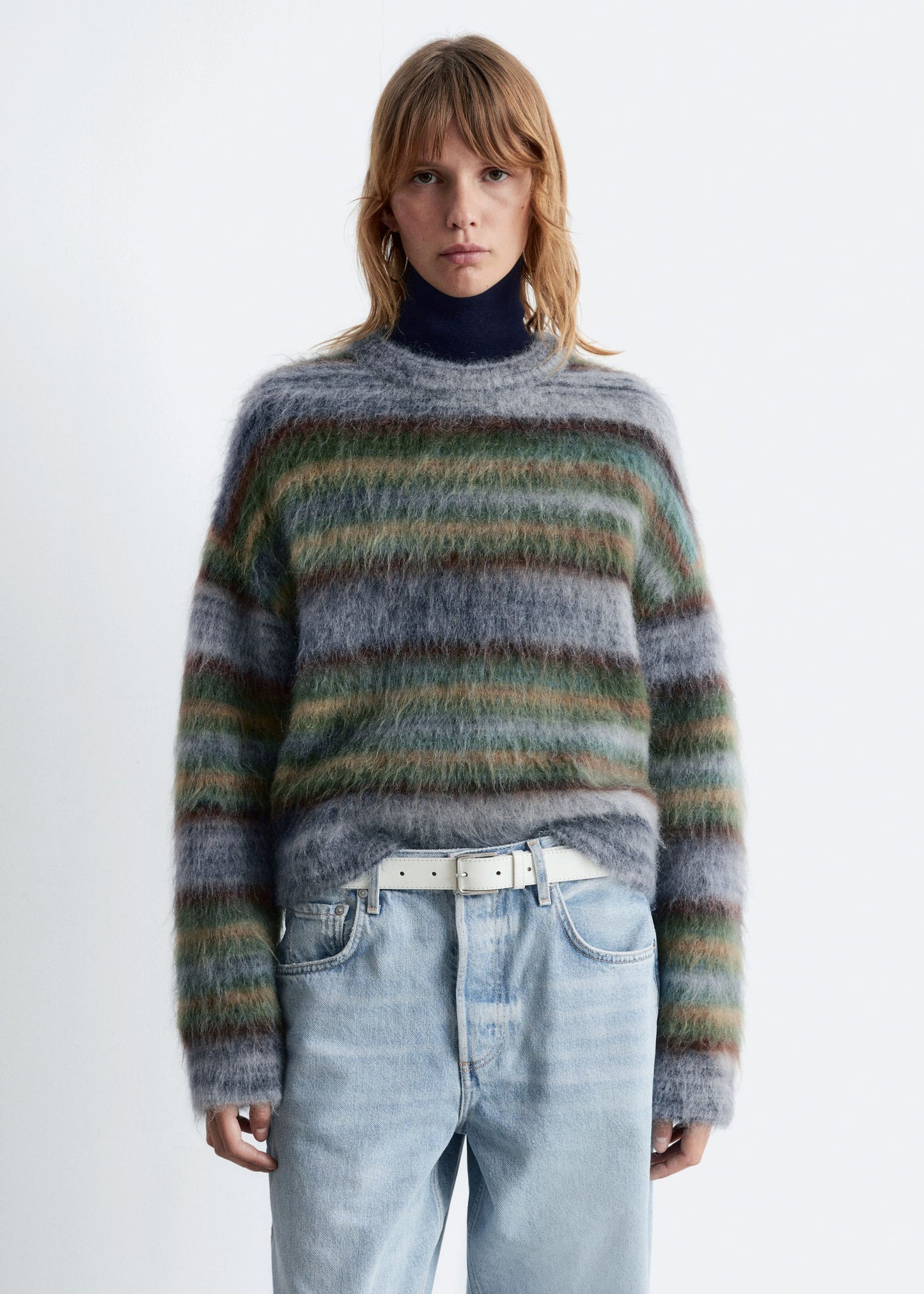 Striped Knit Sweater