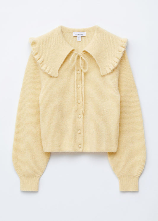 Alpaca-Blend Cardigan