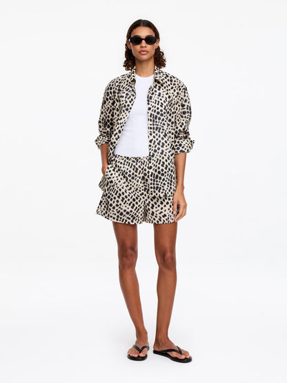 Lyocell Blend Shorts