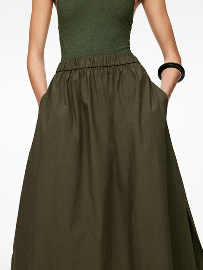 A-Line Cotton Skirt