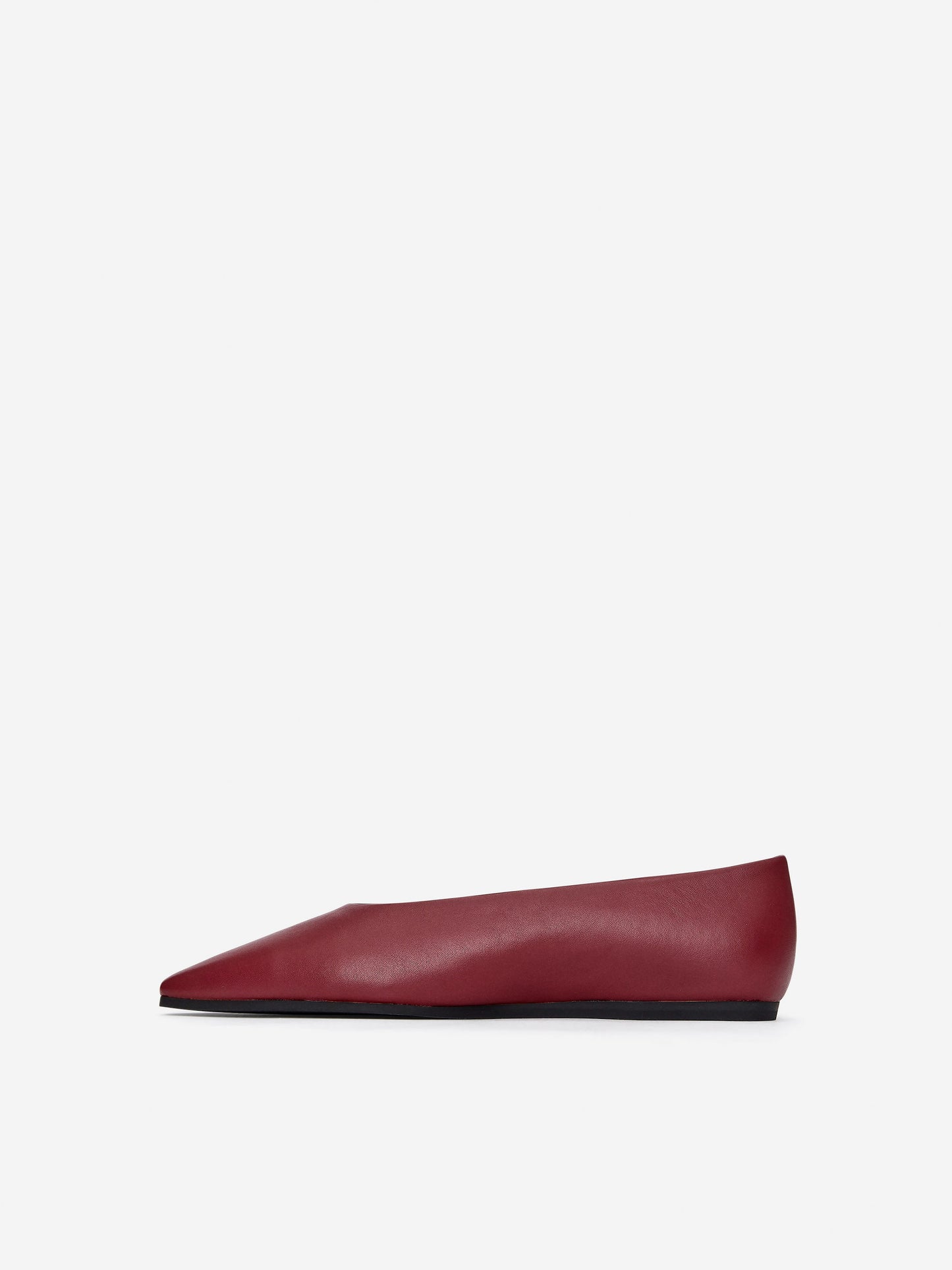 Pointy Leather Flats
