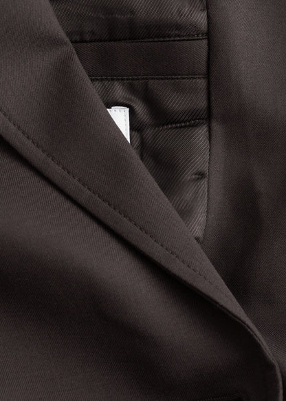 Double-Breasted Wool Blazer