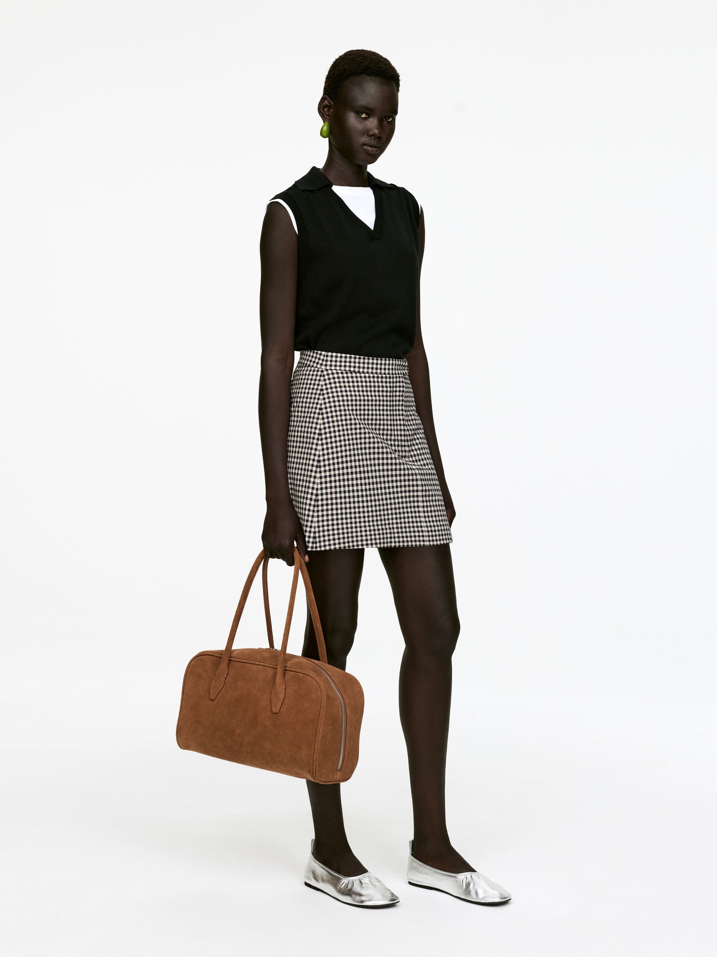 Mini Gingham Skirt