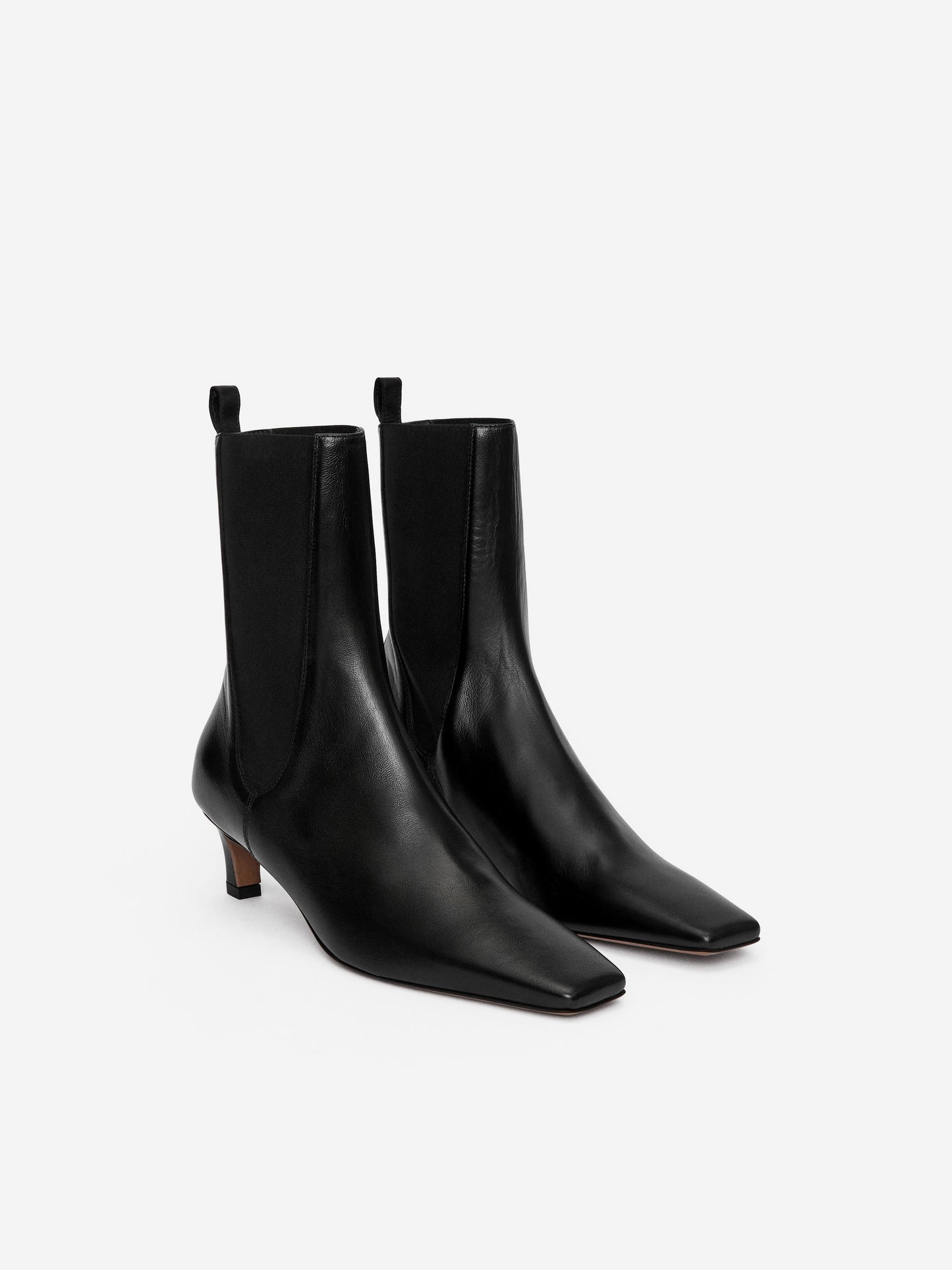 Square-Toe Ankle Boots