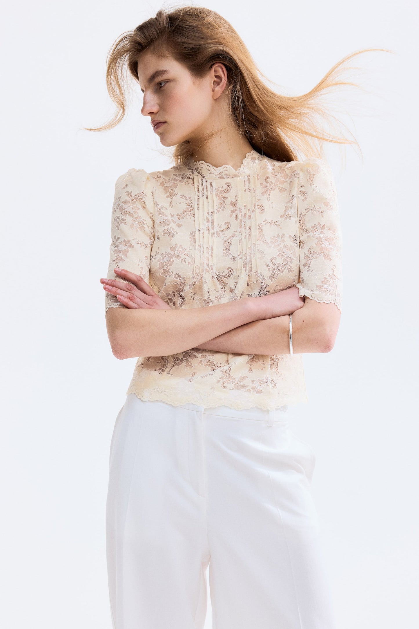 Lace top - Cream