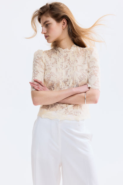 Lace top - Cream